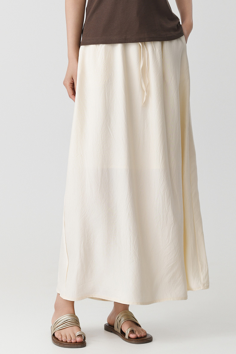 Sunset Walk Linen Skirt