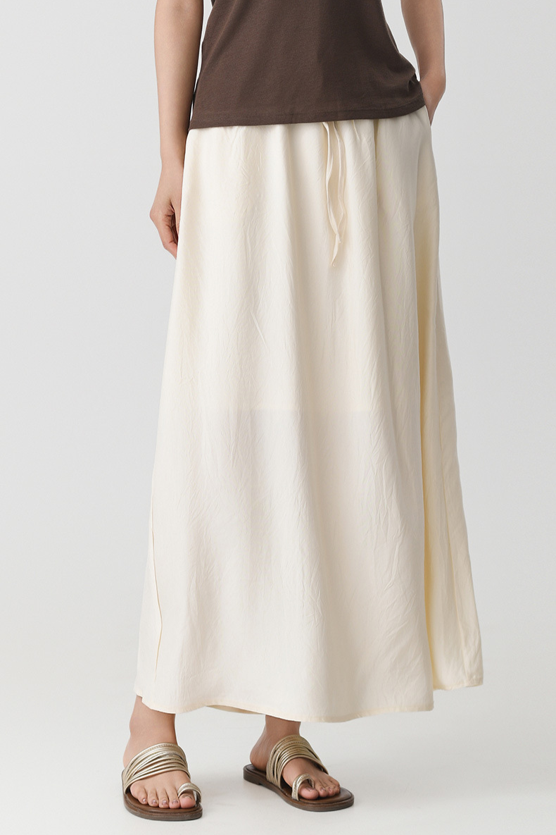 Sunset Walk Linen Skirt