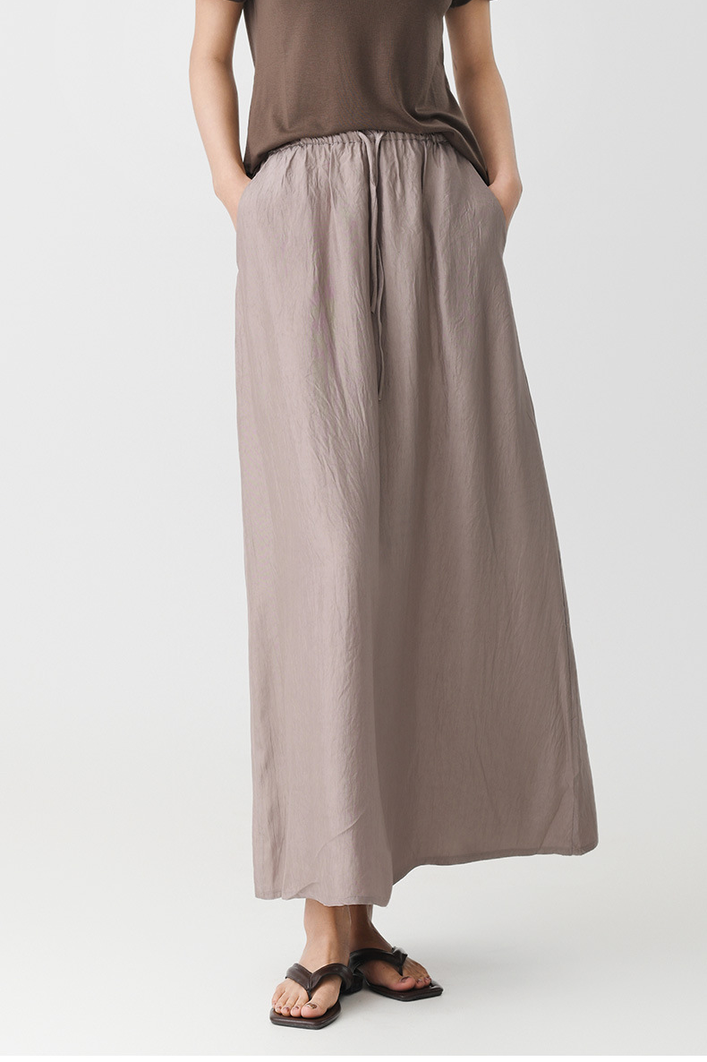 Sunset Walk Linen Skirt