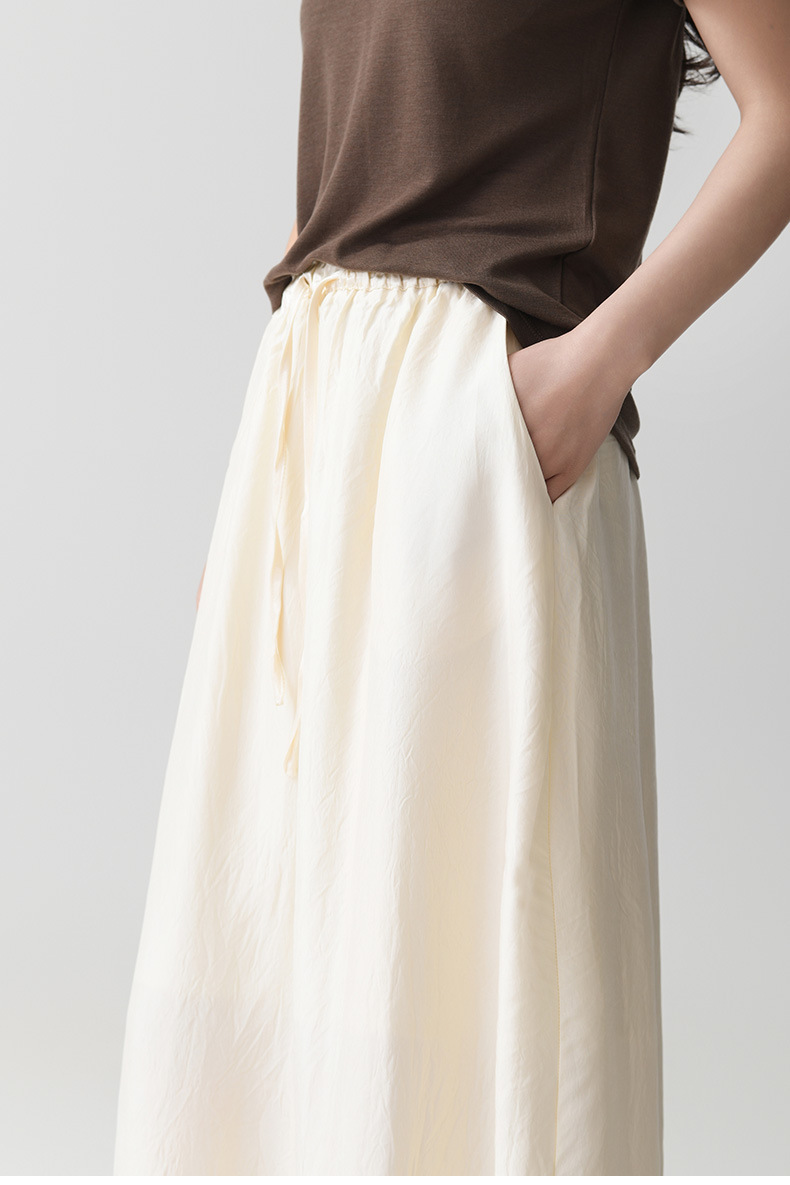 Sunset Walk Linen Skirt