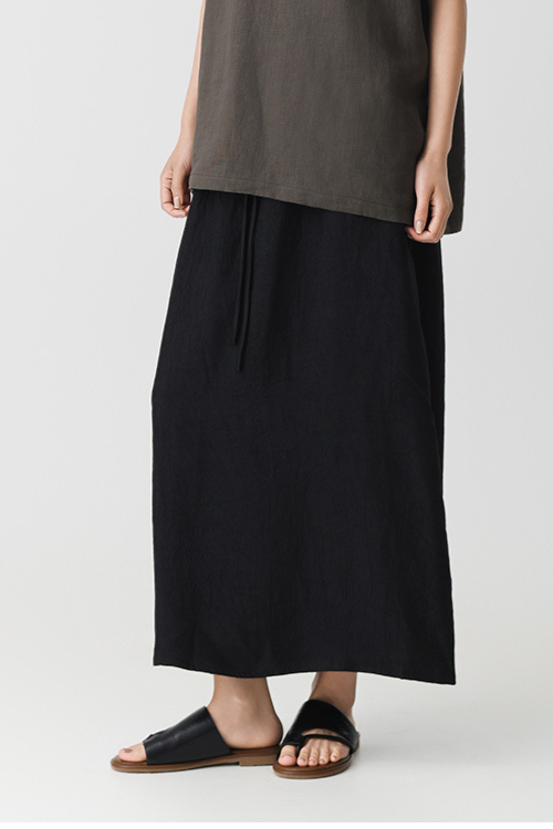 Sunset Walk Linen Skirt